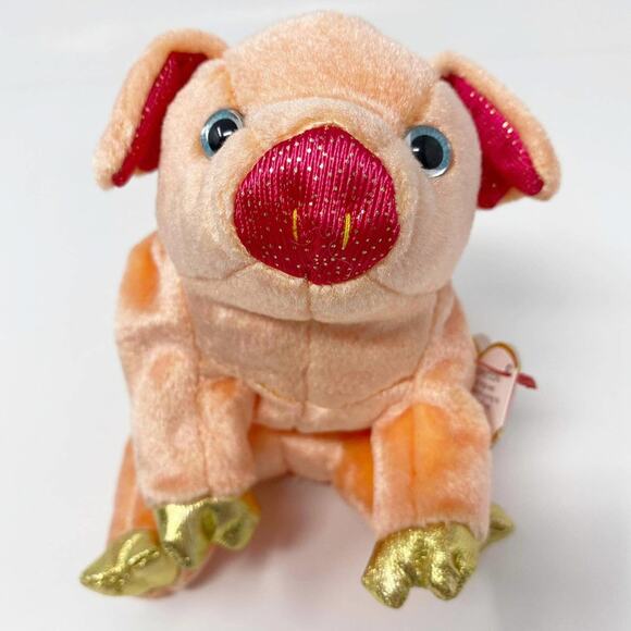 TY Vintage Zodiac "Pig" Beanie Baby - Picture 1 of 10